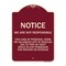 Signmission We Are Not Responsible for Loss of Personal Items or Valuables Left in Vehicles Due, BU-1824-22706 A-DES-BU-1824-22706 - alternate 1
